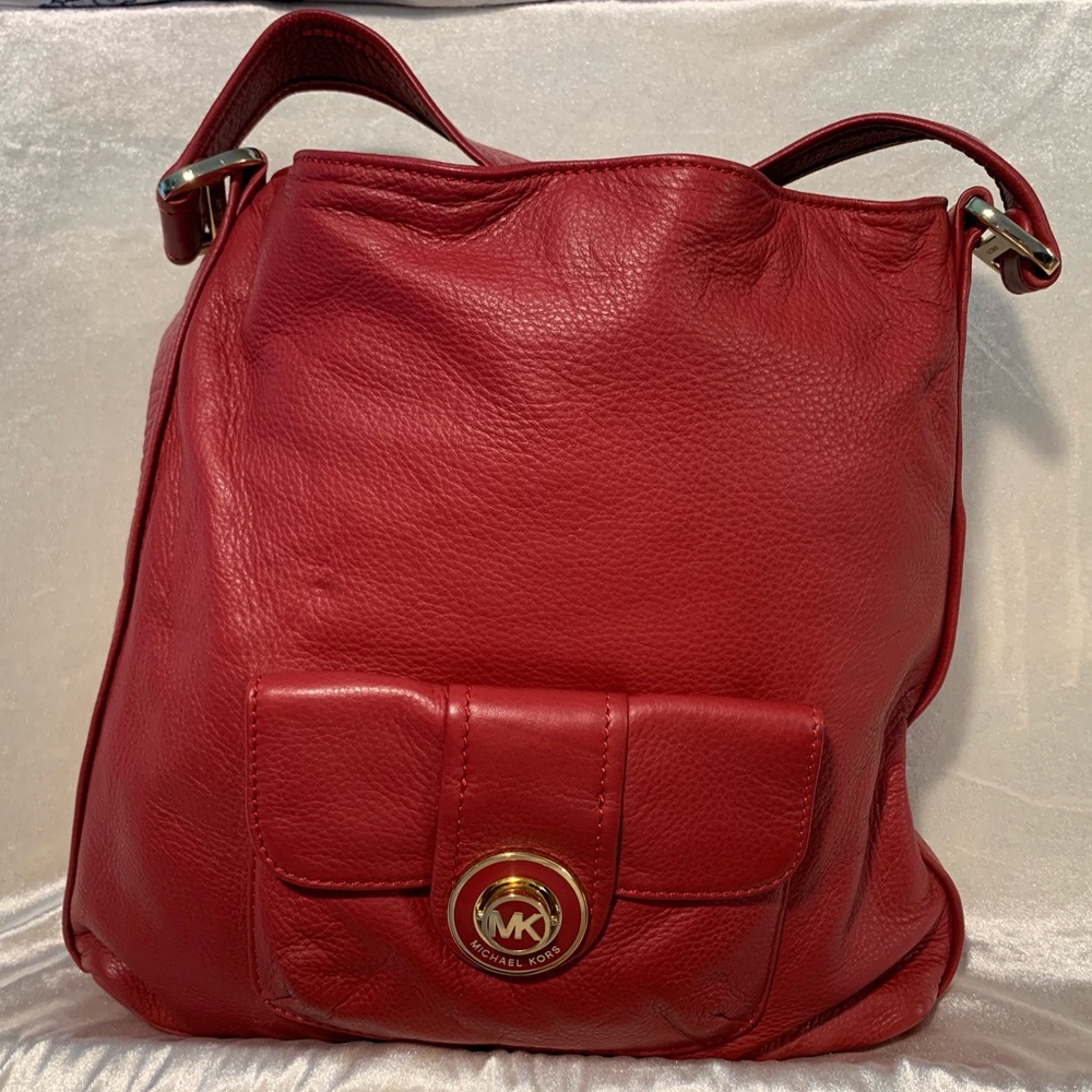 Michael Kors leather tote bag